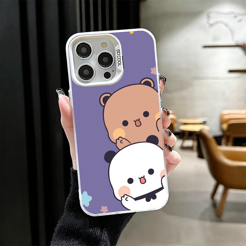 Bubu Dudu Cartoon Cute Soft Phone Case for iPhone 15 16 17 Pro Max 17Air 16E 14 Plus 13 12 Mini Shockproof Cover Back Shell