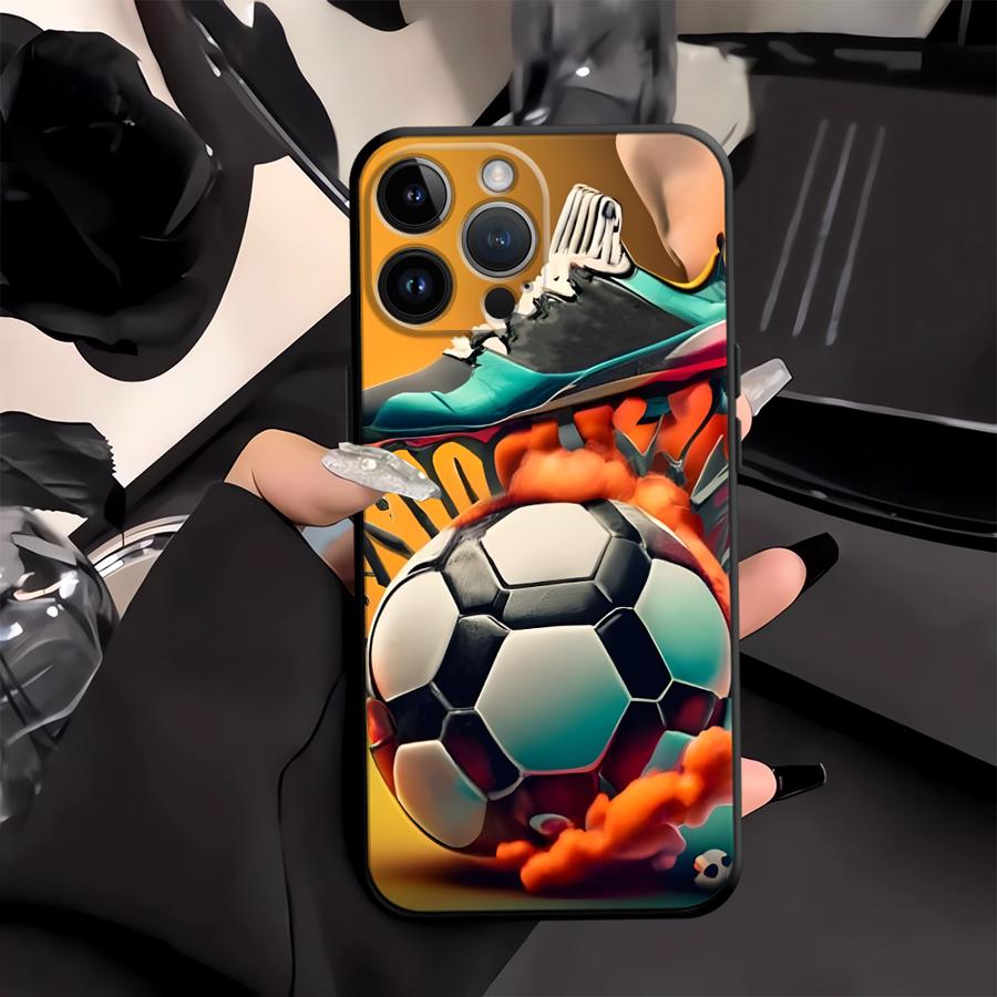 Sneakers Football Funda Phone Cover Case for Apple IPhone 17 Pro Max XR XS MAX 11 12 16 14 Air 15 Pro 7 8 13