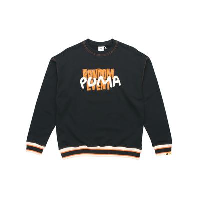 Puma X Randomevent Kooperatives Logo Strickpullover Herren Oberteile Schwarz 59666301