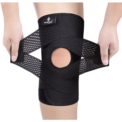 

NEENCA Knee Support, Thin, Knee Support Pads for Sports, Running, Golf, Mountain Climbing, and Everyday Life, Relieves Meniscus and Knee Injuries, Hig