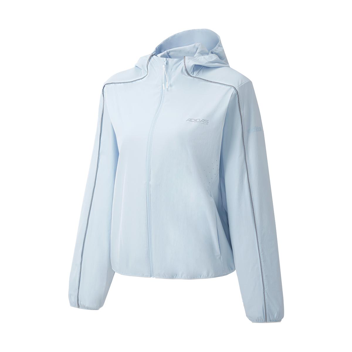 Adidas Hooded Zipper Versatile Long Sleeve Jacket Women Jackets KQ5375 S