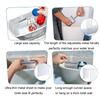 Appendi Detergente per Cassetta WC in Acciaio Inossidabile 304 Resistente Design a Incastro Facile Profondità Regolabile Per Chiusura Coperchio Senza Cuciture