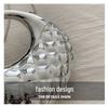 Niche Design Argyle Women's Textured Chain Shoulder Bag with Mini Lipstick Coin Purse