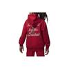 Jordan Sneaker School Patch Letter Number Hoodie Kids Hoodies Red HF2163-687