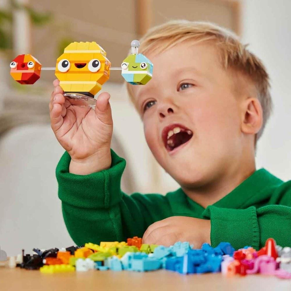 LEGO Classic Build the Stars Toy Set 11037 Space Theme Blocks for Learning Kids Birthday Gift Ages 5-8 Boys and Girls