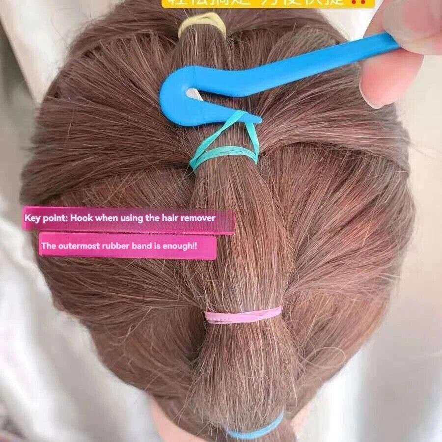 

Одноразовый нож для удаления резинок для волос Удаляет волосы, не повреждая волосы Инструмент для стрижки волос, не повреждая резинки для волос