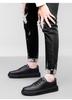 Men's Versatile Non-Slip Thick Sole White Sports Shoes - Casual Fashion Spring Style