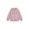 Toddler Girls' Fleece Hooded Sweatshirt Jacket