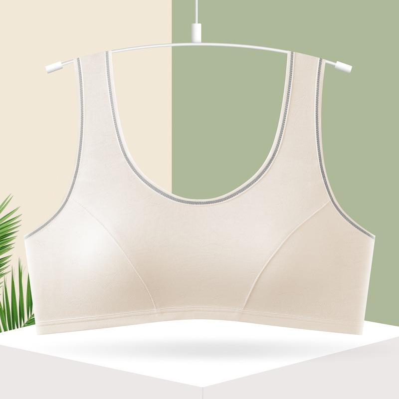 U-back Comfortable Girl's Development Period Underwear Growth Vest Seamless Breathable Bra