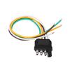 4 Pins Trailer Plug Wiring Connector Towing Light Plug Socket Kit TM8010
