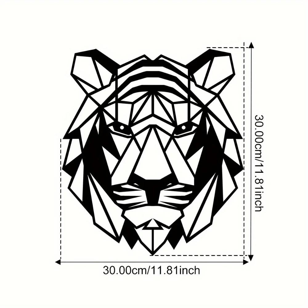 Kreatives Tiger Eisen Indoor Outdoor Handwerk, Innendekoration, Große Wahl für Wohnzimmer Schlafzimmer, Outdoor Wanddekoration