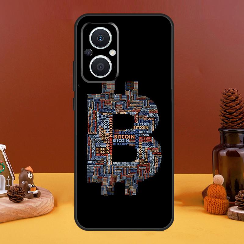 Bitcoin BTC Case For OPPO Reno 8T 4Z 5Z 10 Pro 11 F 4 5 6 7 8 Lite OPPO Find X5 X6 Pro X2 X3 Lite Cover