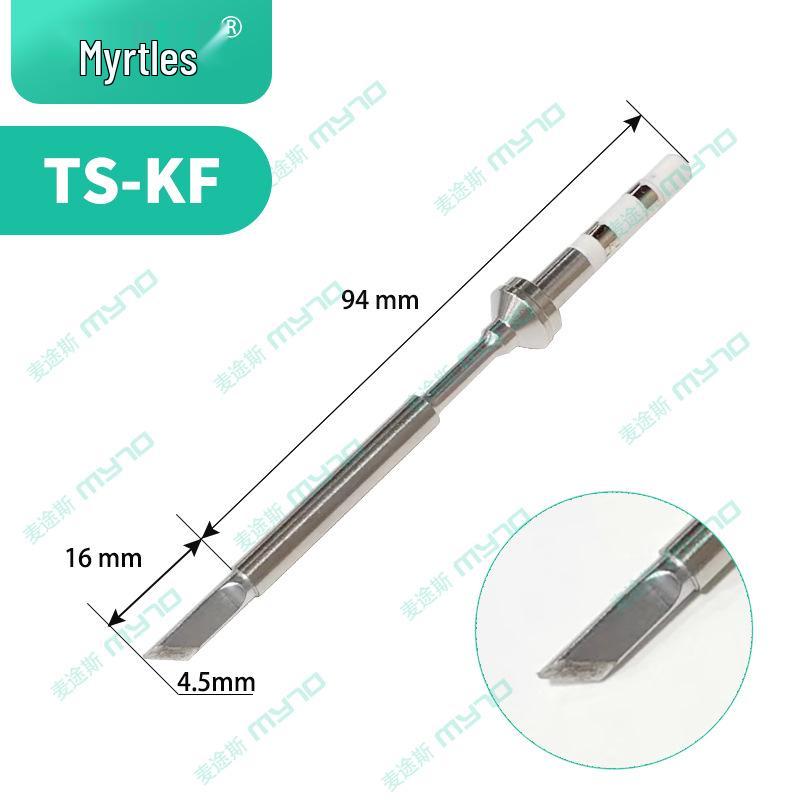 TS100 Eco-Friendly Lead-Free Soldering Iron Tips - Universal Pointed, Knife, and Bevel Shapes