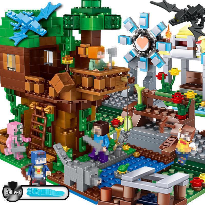 World Assembly Chinese Building Blocks: Cave Village Set for Kids