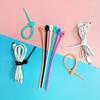 Silicone Reusable Cable Wire Organizer, Storage Holder Bag Ties Cord Management Zip Tie Twist, Multifunctional Bag Clip Food Sav