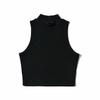 Women's Sleeveless Stand-Collar Slim-Fit Knit Tank Top
