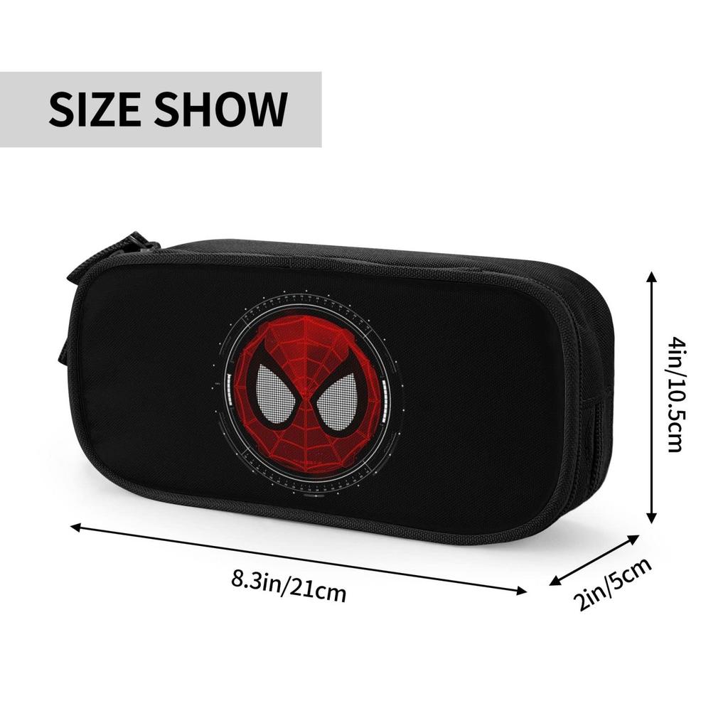Pencil Pencil Large Capacity Pencil Storage Stationery Pen Storage Student School Cute Character Design Spider-Man Case, Kids' Box, Blosun, Case, Box,