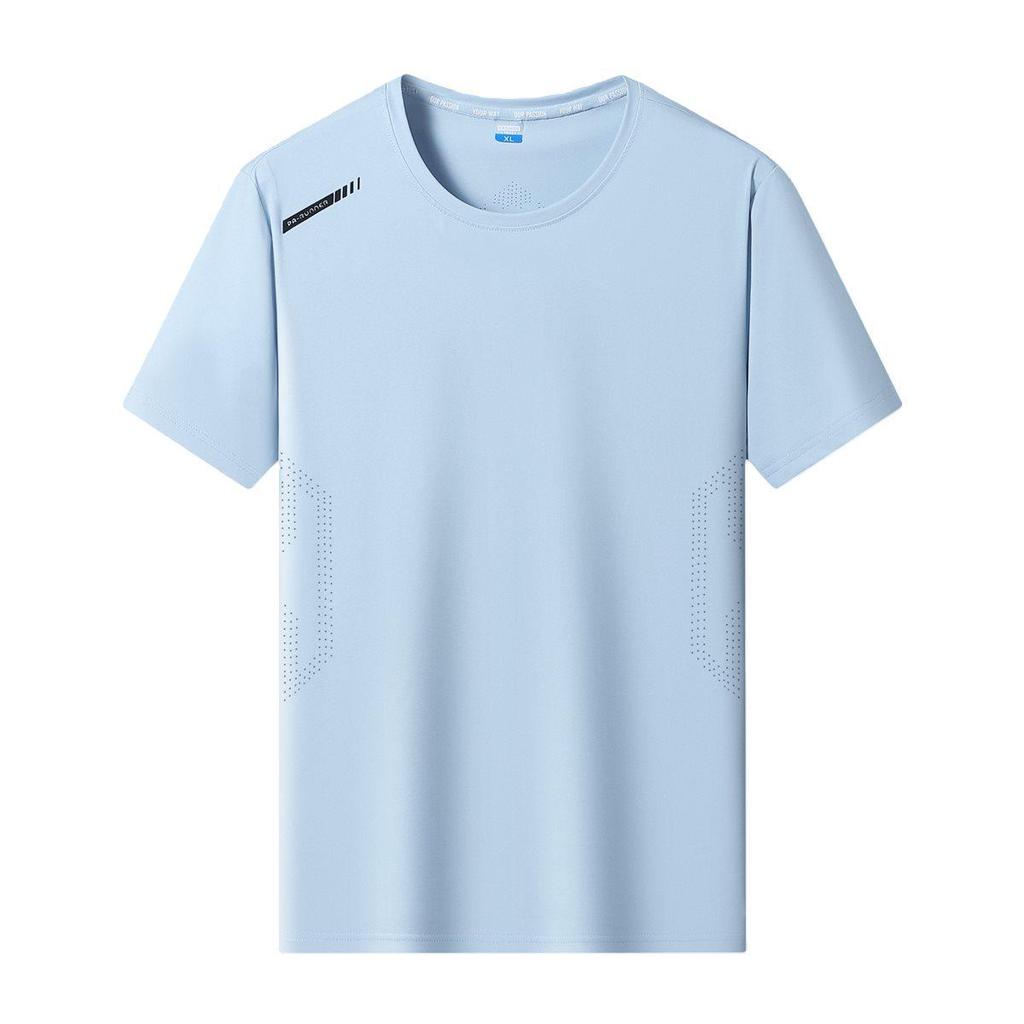 Men's Summer Quick-Dry Breathable Ice Silk Sports T-Shirt