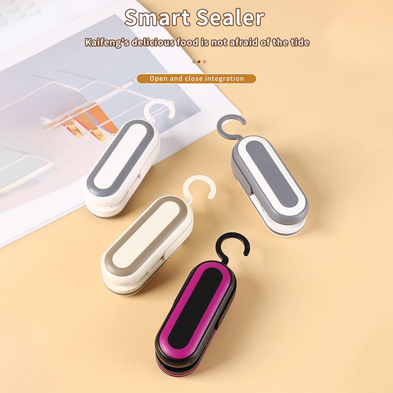 1Pcs Mini Sealing Machine Snack Bag Moisture-Proof Heat Sealing Machine Plastic Bag Clip Food Fruit Snacks Preservation Tools