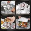 HANDUNYOU 316 Stainless Steel Deep Four-Compartment Meal Tray