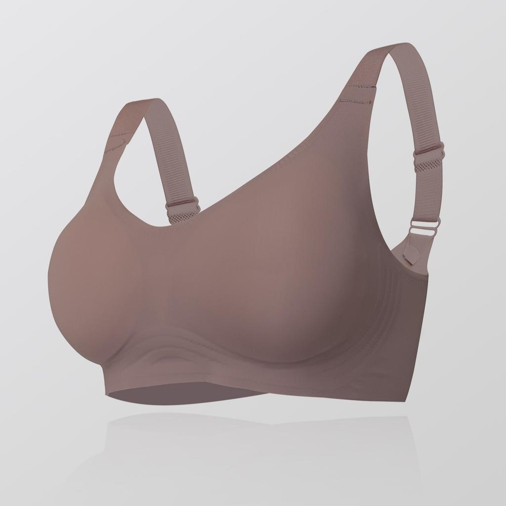 European and American Women's Underwear Seamless No-rims Removable Bra Pads