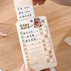 Detachable Daily Task Planning Board Panda Self-discipline Punch Card  Children