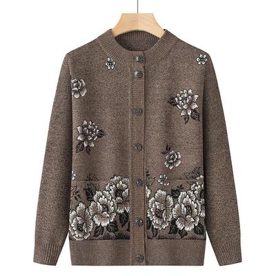 Dames lente en herfst los en knus ronde hals vest trui