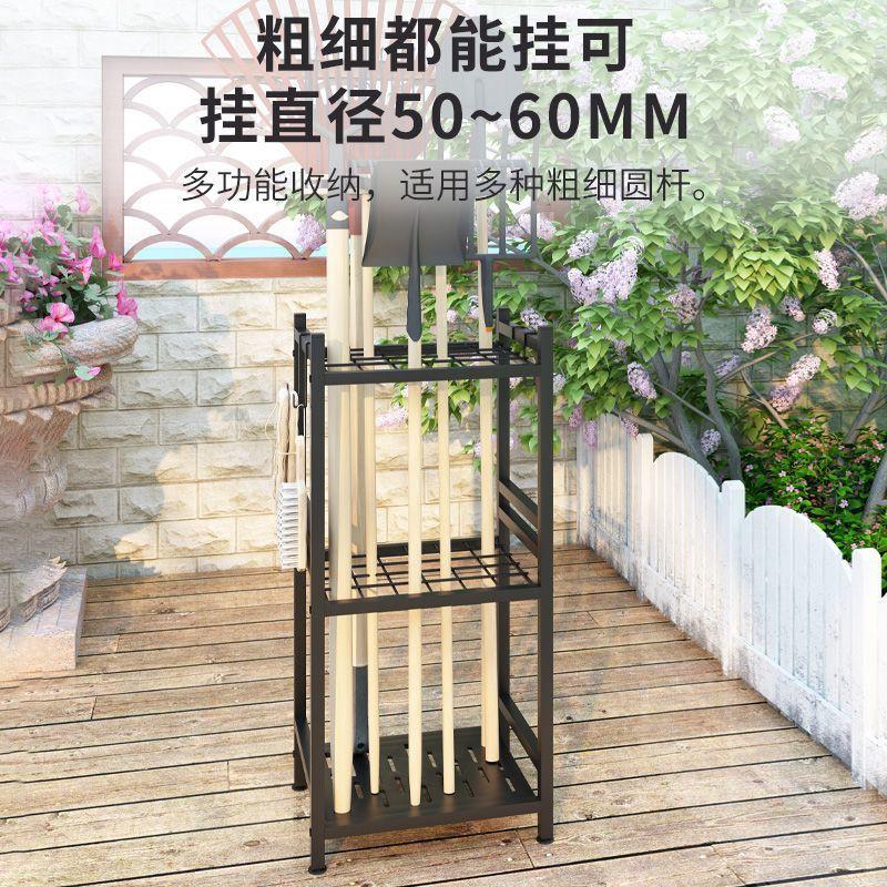 Carrello da Giardino Mobile a 3 Piani con Ruote - Scaffale Multi-Uso per Attrezzi da Esterno Organizzazione Serra Balcone