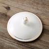 Jihang Ceramic Gold Rim Office Teacup Set