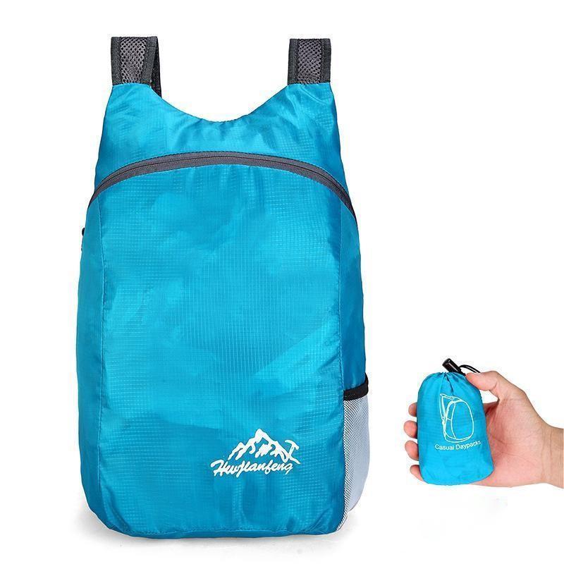 Large Capacity Foldable Outdoor Backpack with Logo for Men and Women - Ideal for Mountaineering