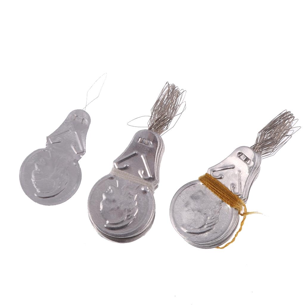 Needle Threader Aluminum Set Durable DIY Wire Loop Sewing Craft Tool for Sewing Machine Embroidery and Knitting Supplies