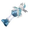Christmas Blue Fabric Telescopic Santa Claus Snowman Elk Christmas Doll Ornament