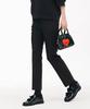 CHASECULT Women'S Slim Straight Elastic Waist Slacks - Black
