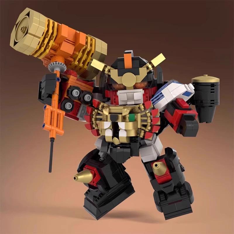 Small-Particle Building Blocks MOC SD Hero King GAOGAIGAR STAR Interstellar Assembly Toy Set