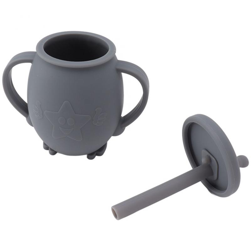 230ml Becher für Kleinkinder Silikon Trainings-Trinkbecher