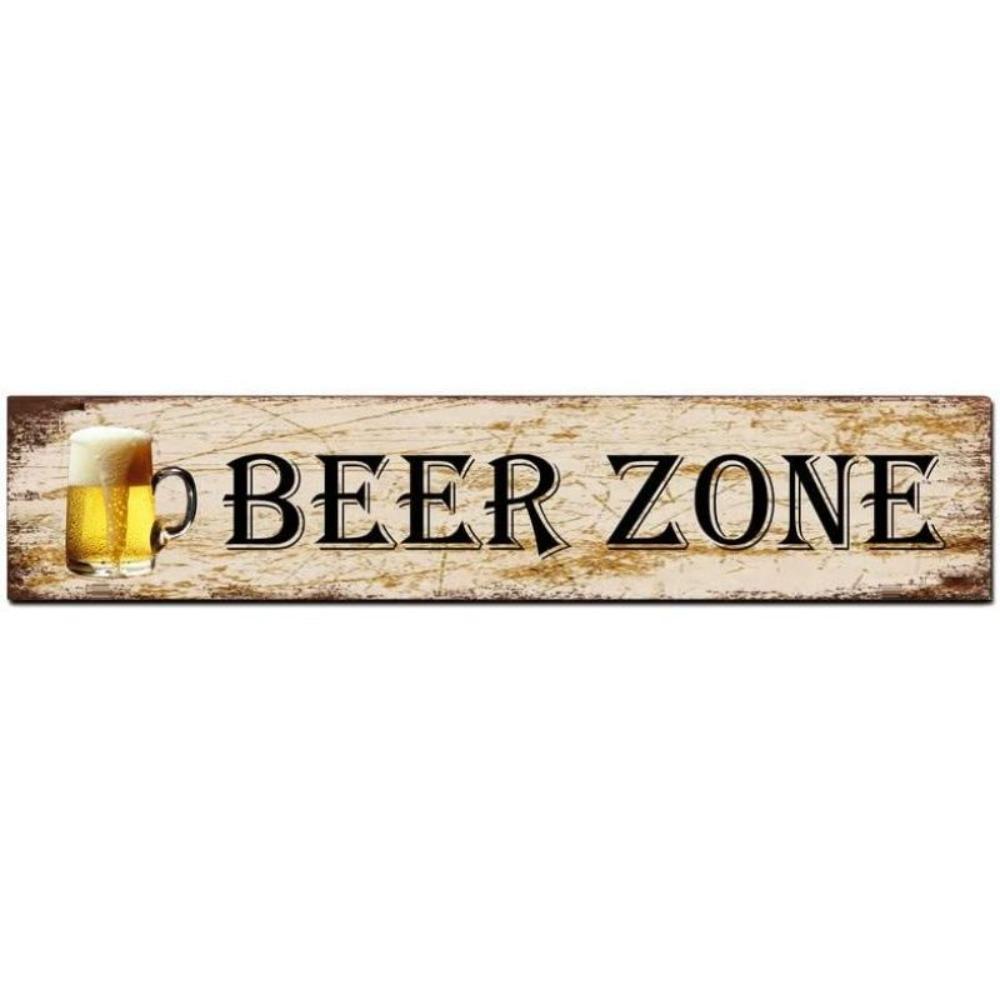 Retro Metal Wall Art for Home Office Beer Bar Decor