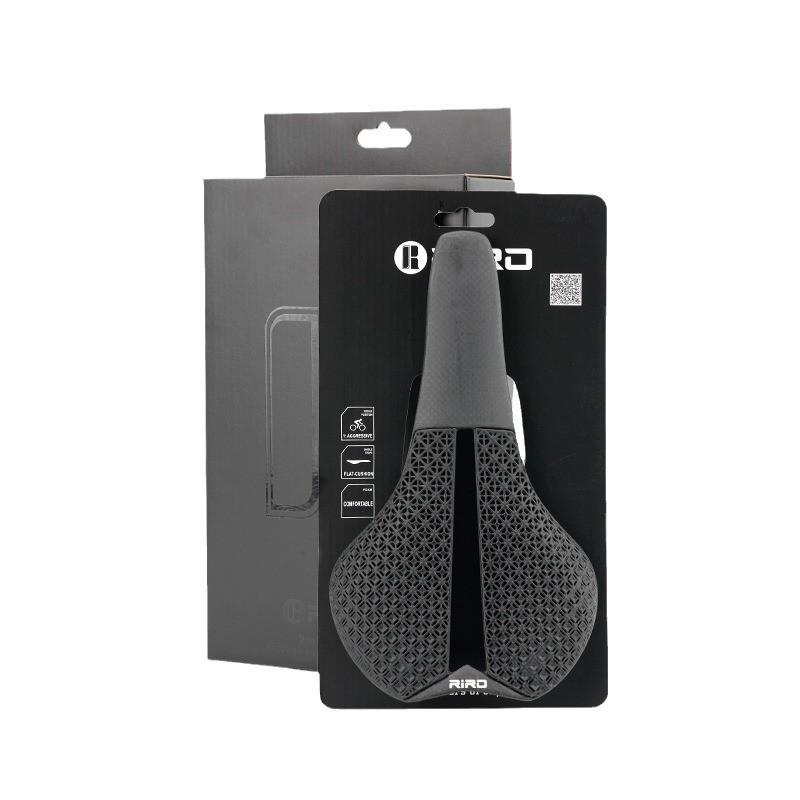 RIRO X17 Carbon Fiber 3D Printed Bicycle Saddle Road Mountain Bikes Ergonomic Comfort Breathable Racing Seat