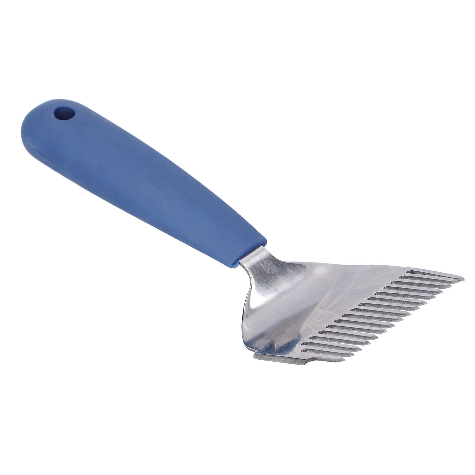 

16 Tin Stainless Steel Uncapping Fork Beekeeping Honey Fork Shovel Tool with Plastic Handle