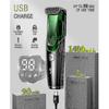 Vacuum Beard Trimmer, Rechargeable Mustache Trimmer with Adjustable Length Comb (1-20MM), IPX6 Waterproof Trimmer