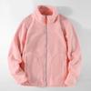 Boys and Women's Double-Sided Coral Fleece Jacket - Warm, Thickened Autumn/Winter Cardigan for Outdoor Use