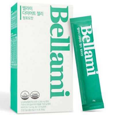 Bellamy Diet Jelly Green Grape Flavor - Delicious and Effective Weight Management