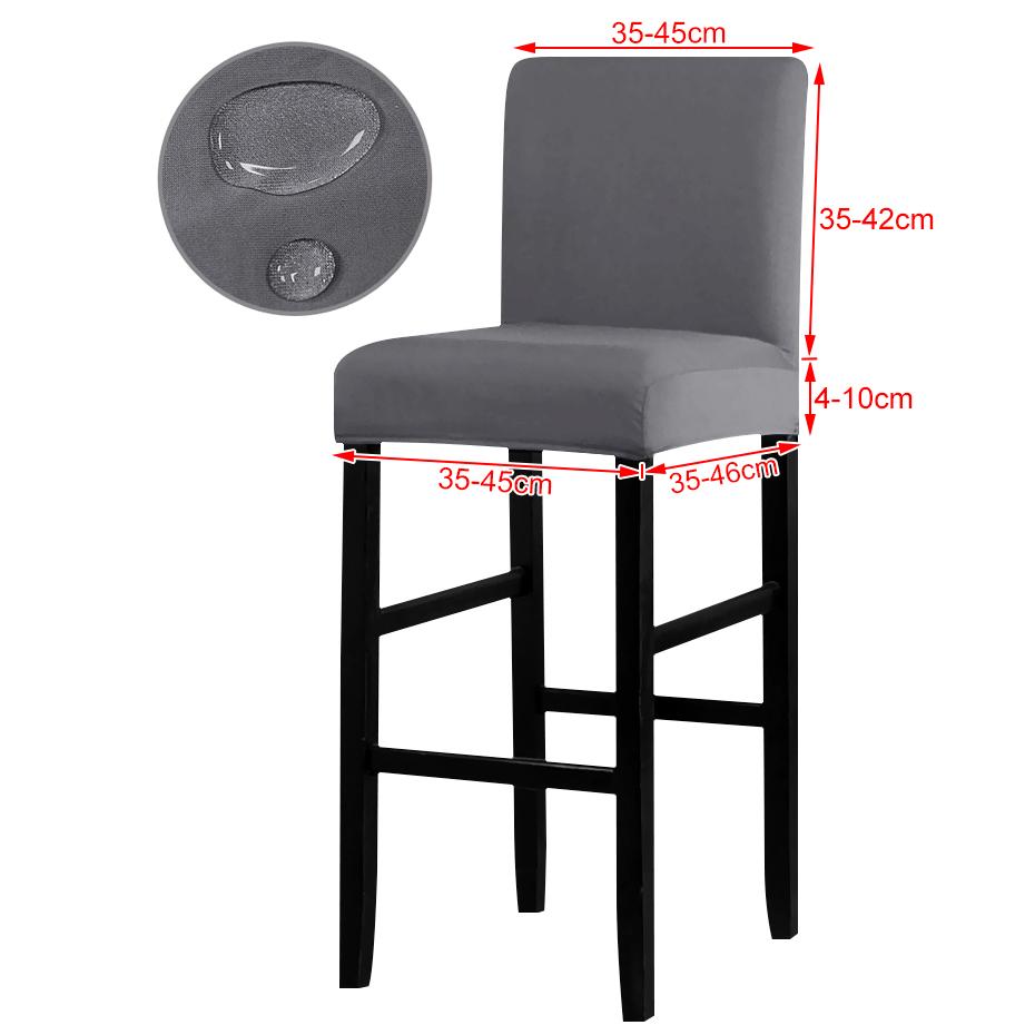 3 Different Sizes Waterproof Fabric Chair Cover Stretch Seat Chair Covers For Hotel Party Banquet Chair Slipcovers Home Decor