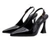 Fashion Sharp Pointed Niche Women Shoe 2025 Fashion New Women High Heel Versatile Simple Single Shoes Trendy Temperament Women's Sandals
