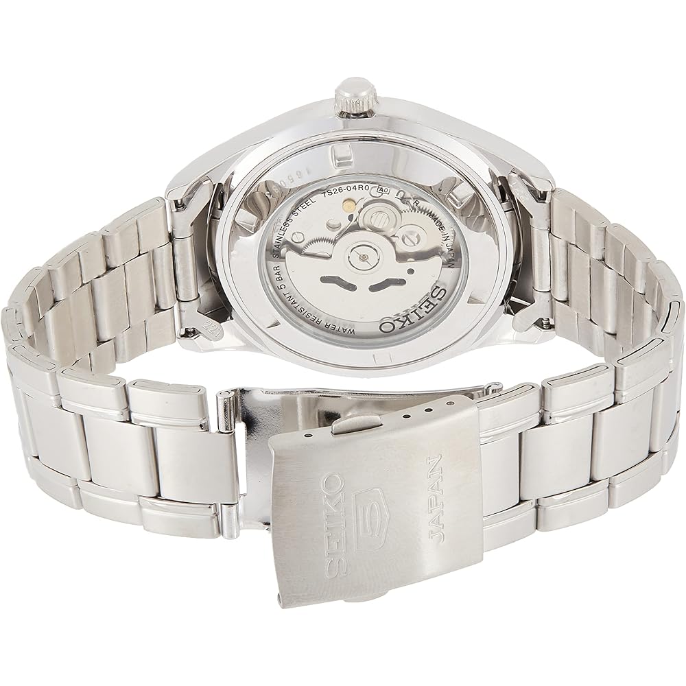 Seiko SEIKO5 Automatic Men's Watch Black Silver SNKP21J1 21 Jewels 100m Water Resistant