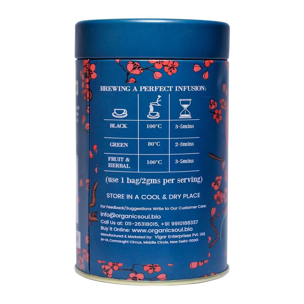 Čaj s bio citronovou trávou, fenyklem a heřmánkem (20 balení, 2g), Krotitel bříška, organická duše