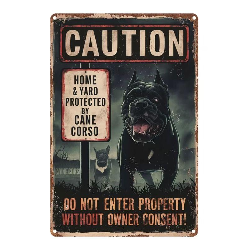 Metal Wall Art Decorative Sign Hanging Home Decor 20x30cm