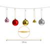 100Pcs Christmas Ornaments Hanger String Ornament Hook Ropes Precut String with Snaps Locking for Xmas Ornament Hanging Decor