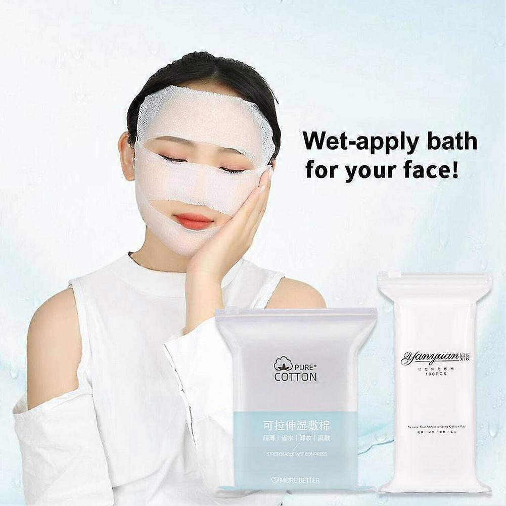200-Piece Soft Cotton Facial Rounds for Makeup Removal and Skincare