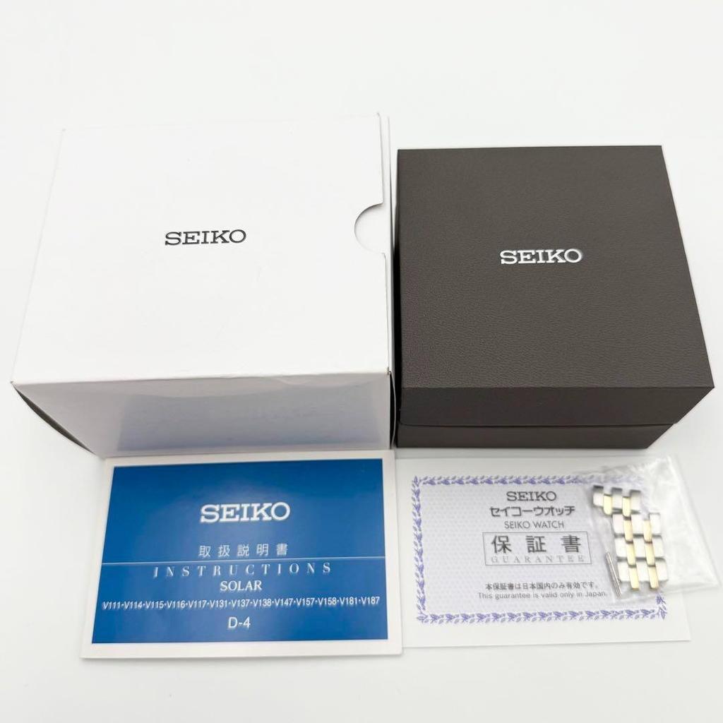 [USED] Seiko Selection Spirit Watch SBPX085 Silver and Gold