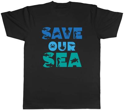 Save Our Sea Environment Mens Unisex T-Shirt Tee Gift